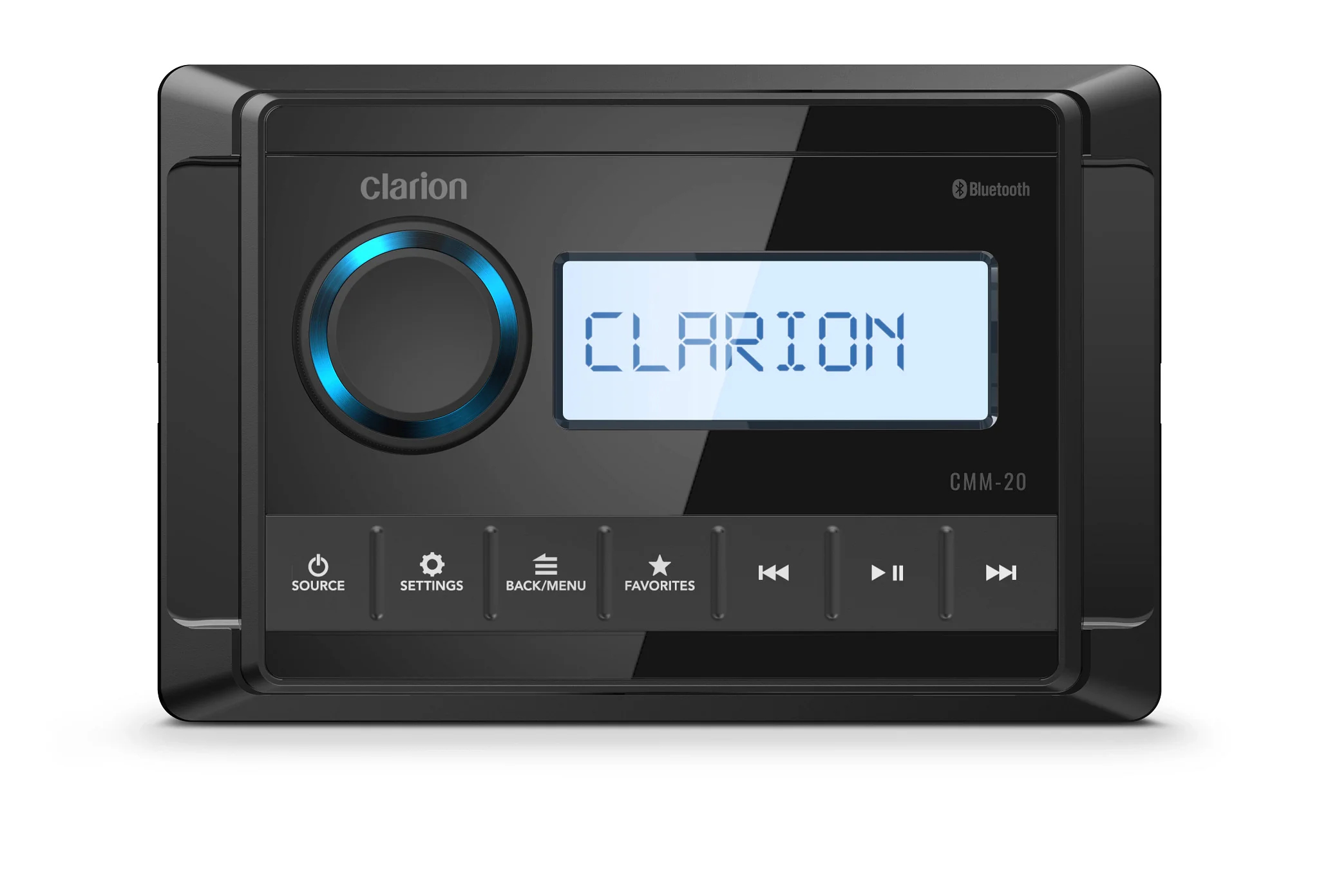 Receiver CMM-20 2.37 inch. LCD display with dim control IP66 built-in amplifier 25W RMS x 4 @ 4Ohm