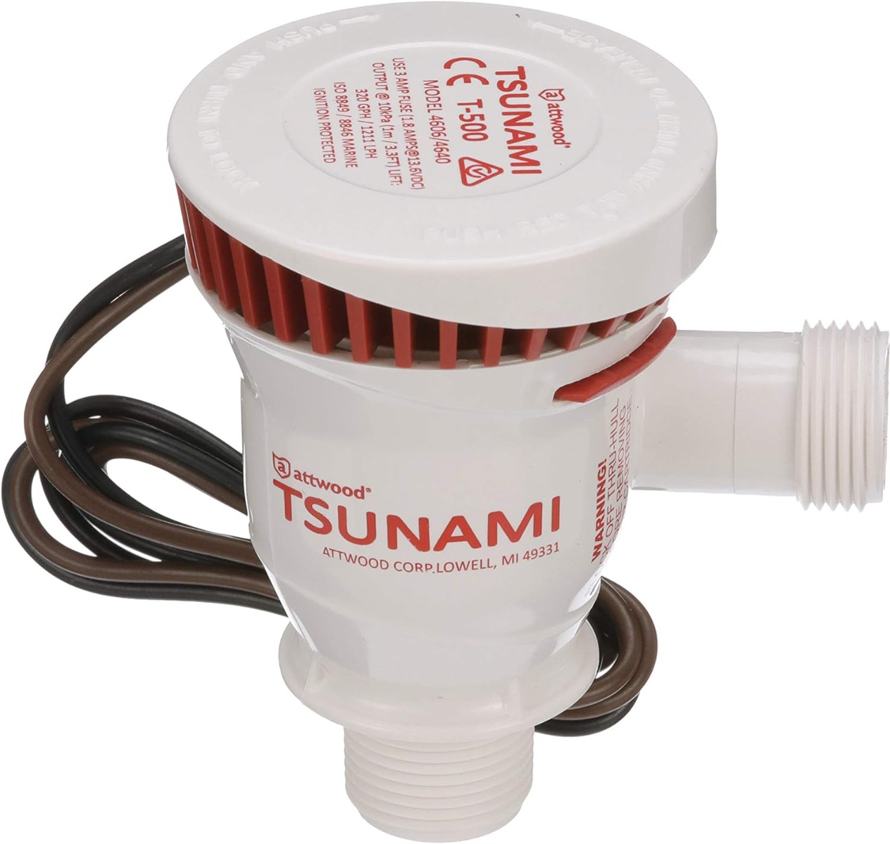 Pump aerator tsunami T500 12V inlet