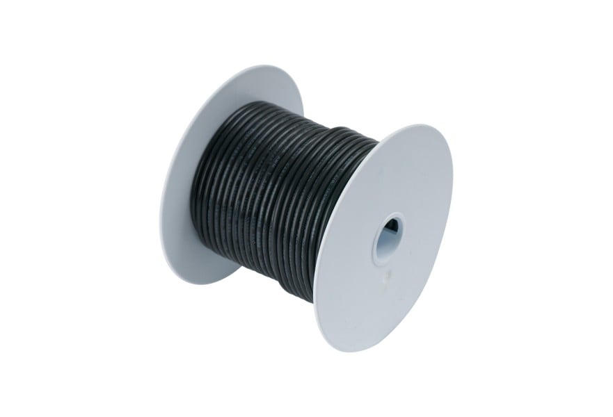 Cable 18 AWG 100ft Black (0.8mm2)