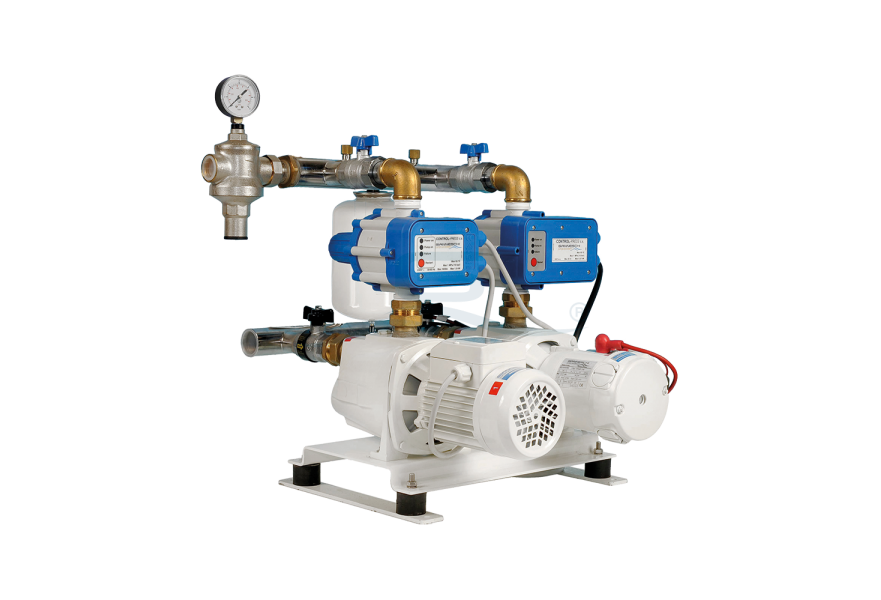 Pump group 2 JET 518B 24V 1.1 + 1.1 kW horizontal execution 2x100LPM water pressure system