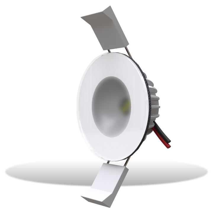 Light Eclipse LED DL55 downlight blue and white (white finish) IP67