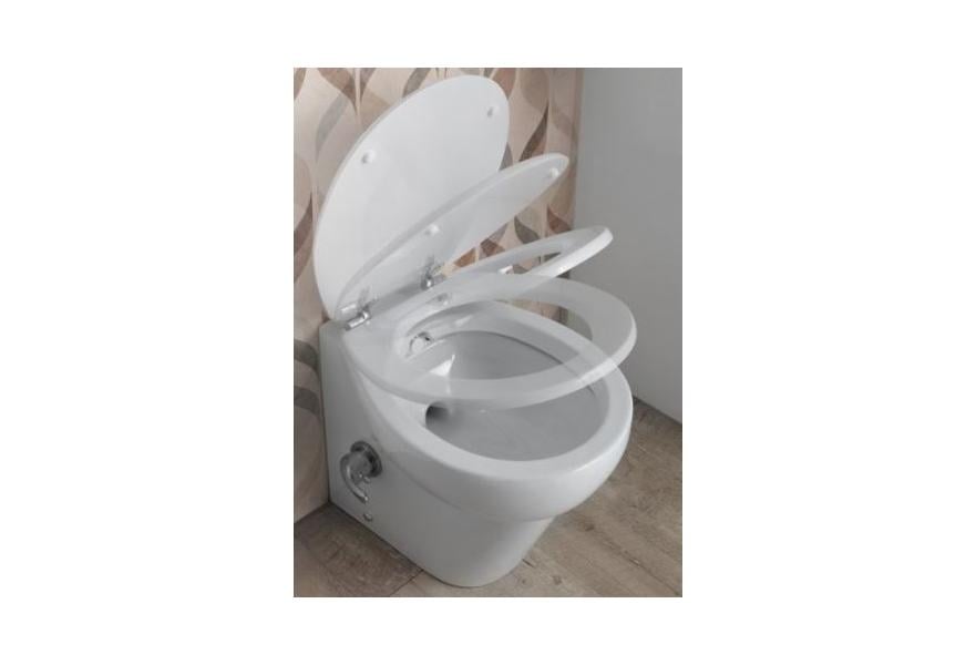Toilet STILO 24 V with bidet kit (water jet & water mixer) without flush controls & water inlet device
