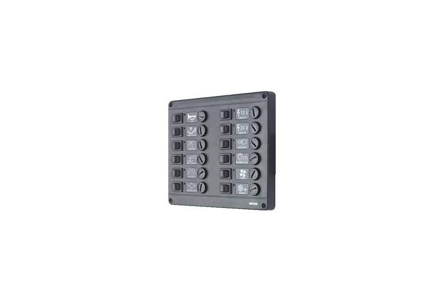 Panel switch P12F12 with 12 fuses