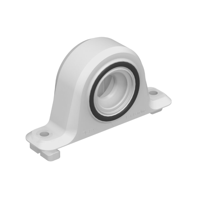 Stratlock SL-SFA female side mount for timber in white acetyl with rubber o-ring
