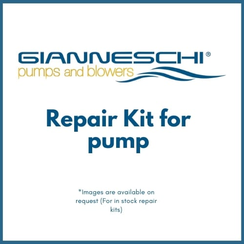 Kit repair KMV4401G for ECO-MV44 24V (REDUCED) includes stator, mechanical seal, splash guard ring & brushes