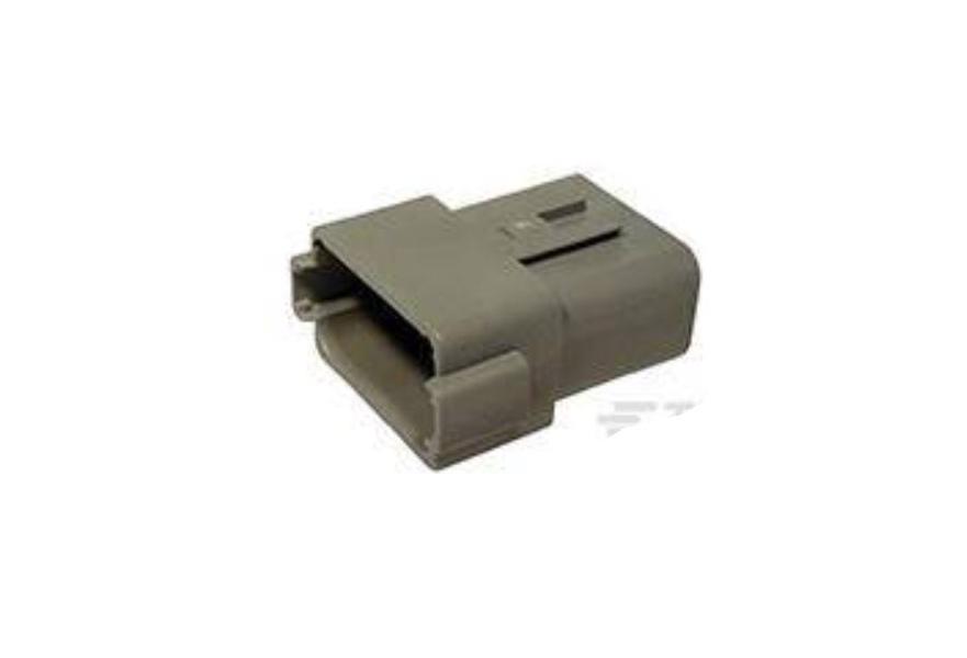 Kit receptacle DT 12 cavity Deutsch connector for 14-18 AWG wire includes housing only (pack of 5pc)