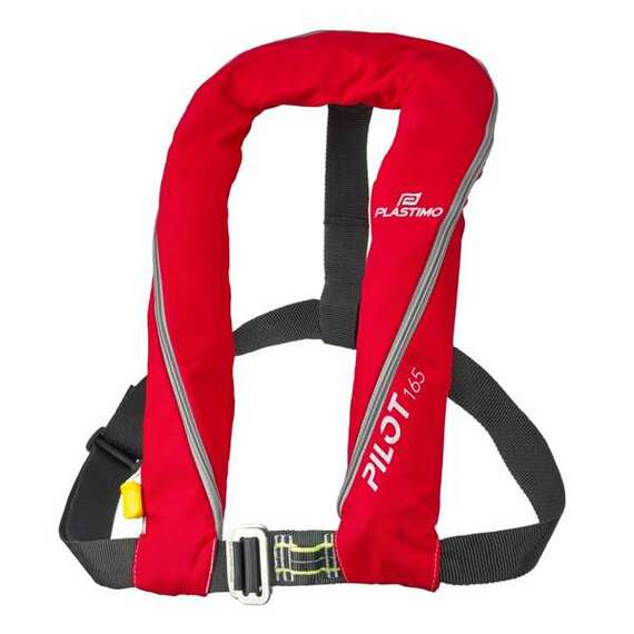 Lifejacket Pilot 165 Automatic Red Zip Harness Rated Buoyancy 150 N Actual Buoyancy 165 N