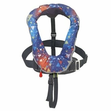 Lifejacket Inflatable Evo-J Junior Automatic Harness Triangle & Crutch Strap Blue