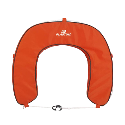Life jacket Horseshoe Zip Buoy Orange With Removable Cover