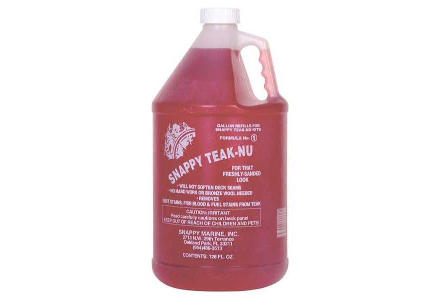 Cleaner for teak deck 1 gallon (Snappy Teak-Nu)