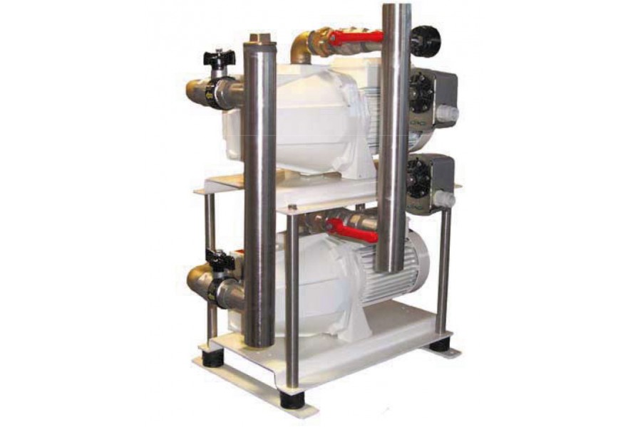 Pump group 2 JET 3B 400V 3Ph 50Hz 0.55+0.55kW horizontal execution 2x70Lpm water pressure system