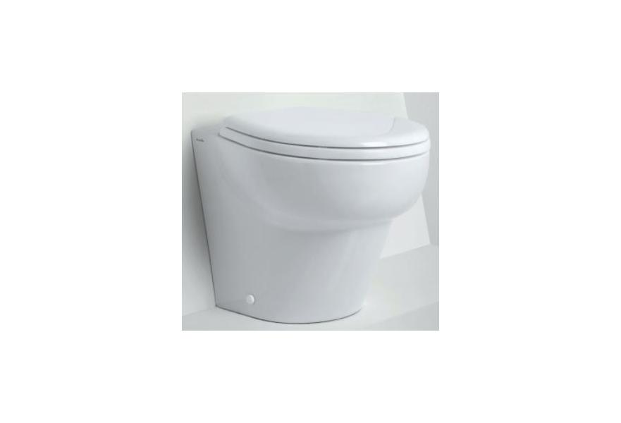 Toilet MATCH CUT SHORT 12V without bidet kit, water inlet device & flush control with soft close seat & cover