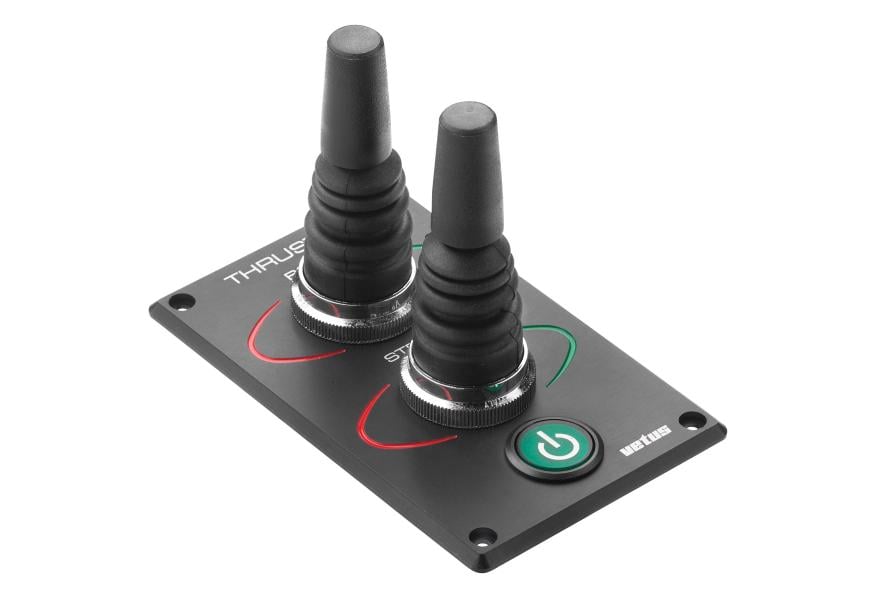 Thruster panel BPJ5D dual joystick with five position (for hydraulic Bow & Stern thruster) & power off switch 12/24V