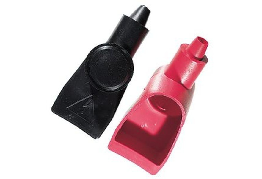 Boot pair for battery terminal wing nut style Black & Red (suits cable size 4 & 2 AWG)