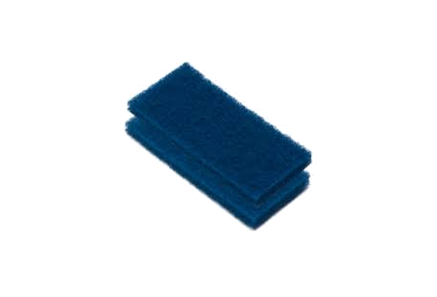 Scrub Pad Blue Medium 10 x 25 x 2.5cm DM251 (10 pc pack)