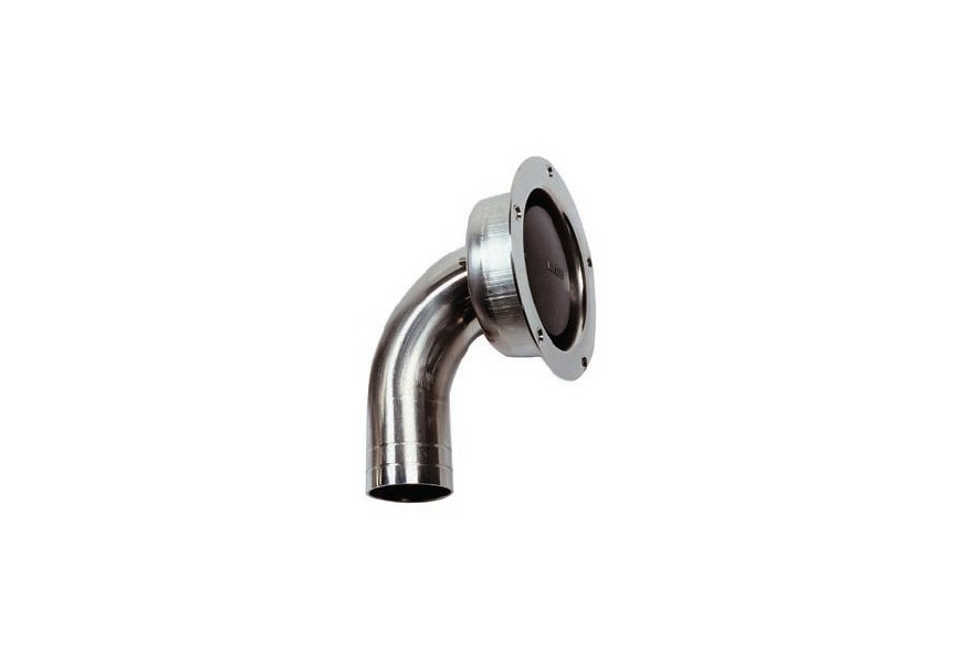 Vent SS316 AB38B 38 mm angled hose connection