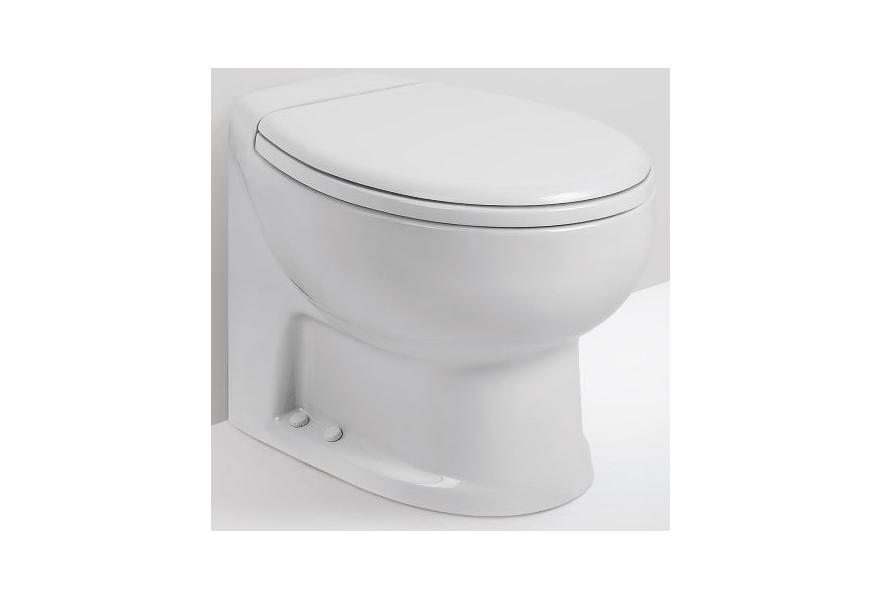 Toilet ARTIC SHORT 24V without bidet kit water inlet device & flush control (White) with soft close seat & cover