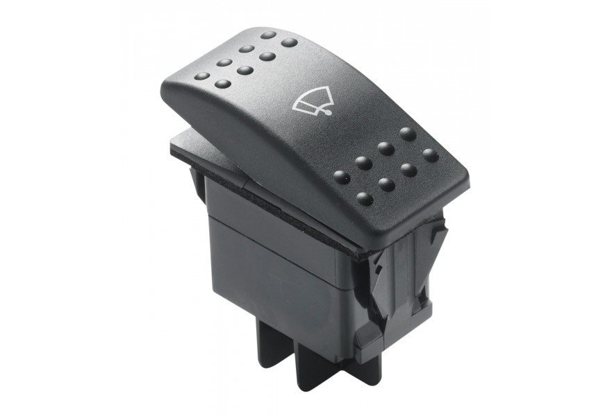 Switch rocker OFF-1-2 HDMSW2 for 2 speed wiper motor 20A (Suitable for wiper motors RWS, DIN & HDMC. Not suitable for model ORW)