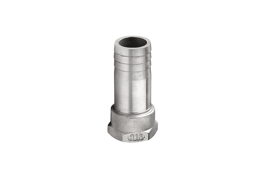 Hose connector F SS316 1-1/4