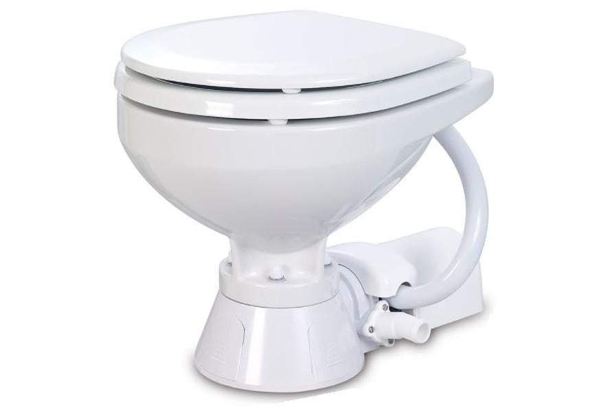 Toilet regular 24V with soft close seat & upgraded ceramic bowl