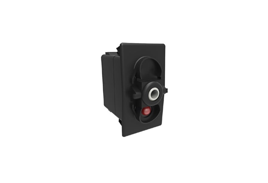 Switch base Lock In Off Position Without Indicator On-Off 1-pole V series (options: 250VAC 10 amps/ 125VAC 15 amps/ 12VDC 20 amps/ 24VDC 15 amps)