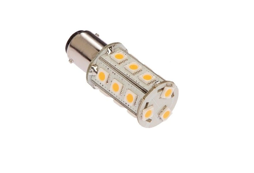 Bulb LED retrofit Ba15D-BT18-WW 12-24V 2.4W Ba15D base