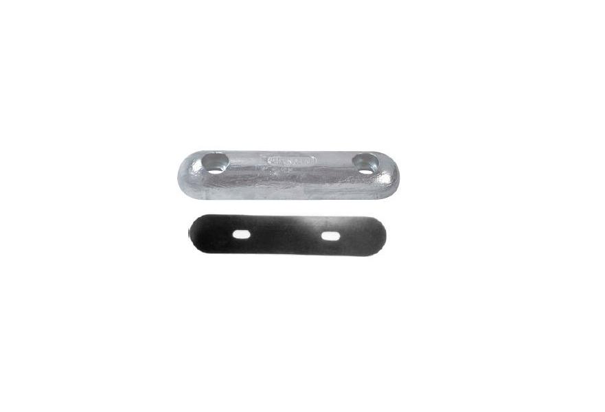 Anode hull Zn 4 Kg L310 x W75 x H35 mm bolt-on
