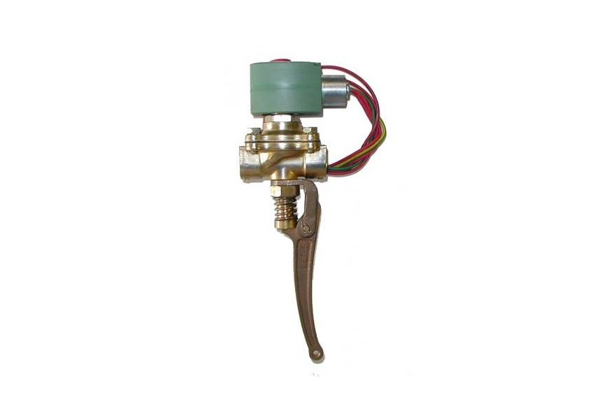 Solenoid valve V-150AL 220V elect / manual combination 3/8'' NPT female connection
