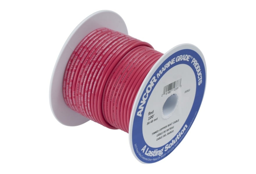 Cable 18 AWG 250ft Red (0.8mm2)