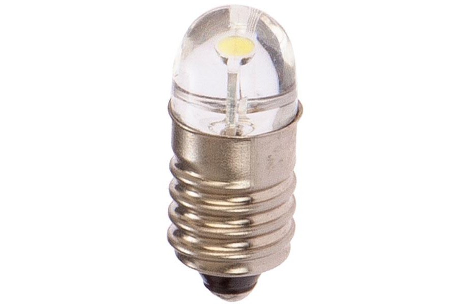 Bulb LED retrofit E10-L75-CW 1-9V 1.2W E10 base