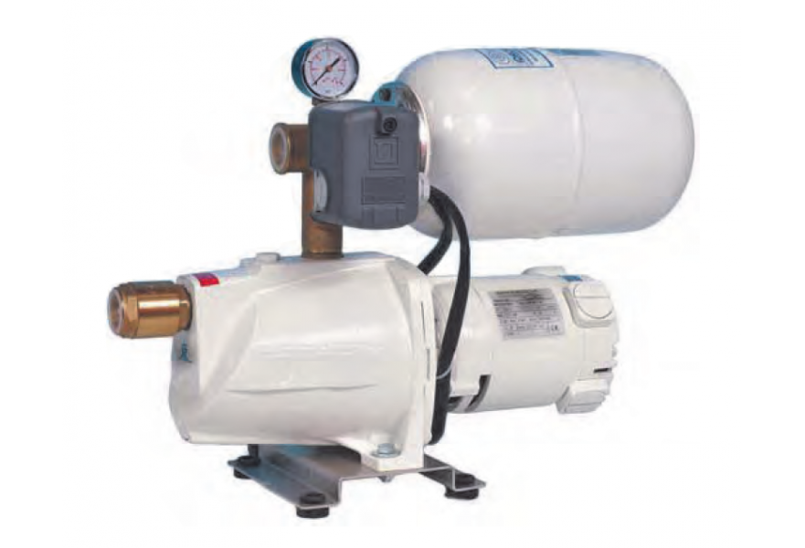 Pump Idromini Ecojet 2 B 24V 0.37kW 55 Lpm with 5 L tank water pressure system
