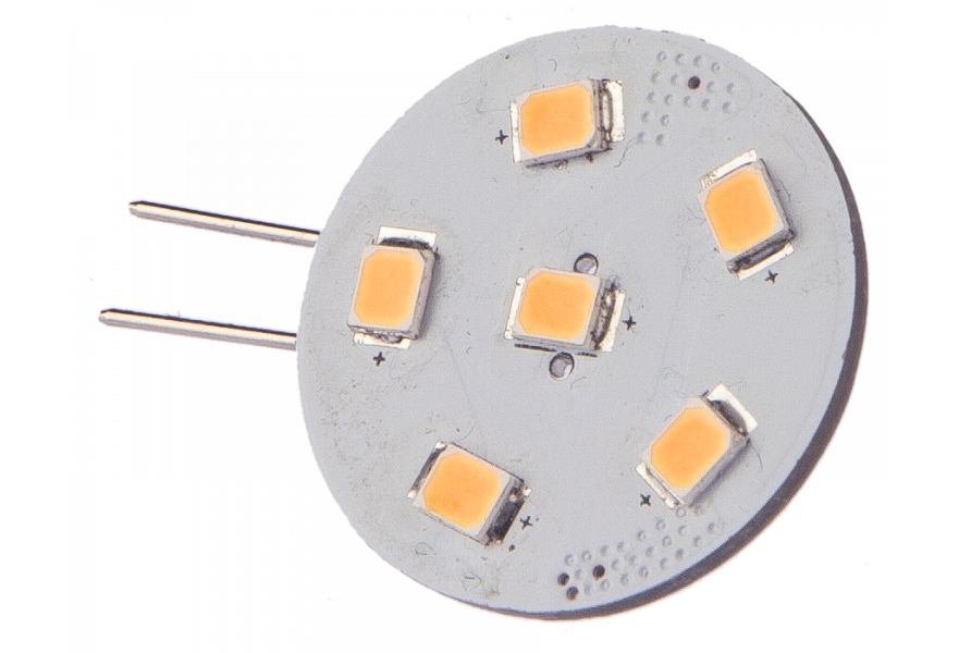 Bulb LED retrofit G4-Pro06-NW-LBP 12-24V 1W GU4 base with back pin (pro series)