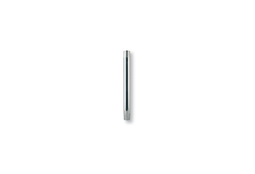 Table column dia.76x660mm 2 ends tapered made of ribbed aluminium
