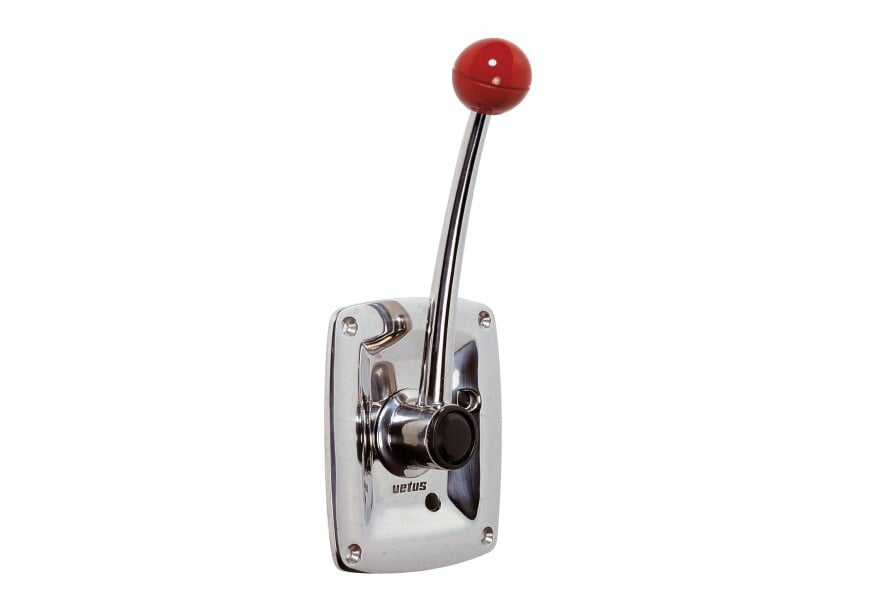 Engine remote control SISCO single lever side mount with SS316 handle & housing