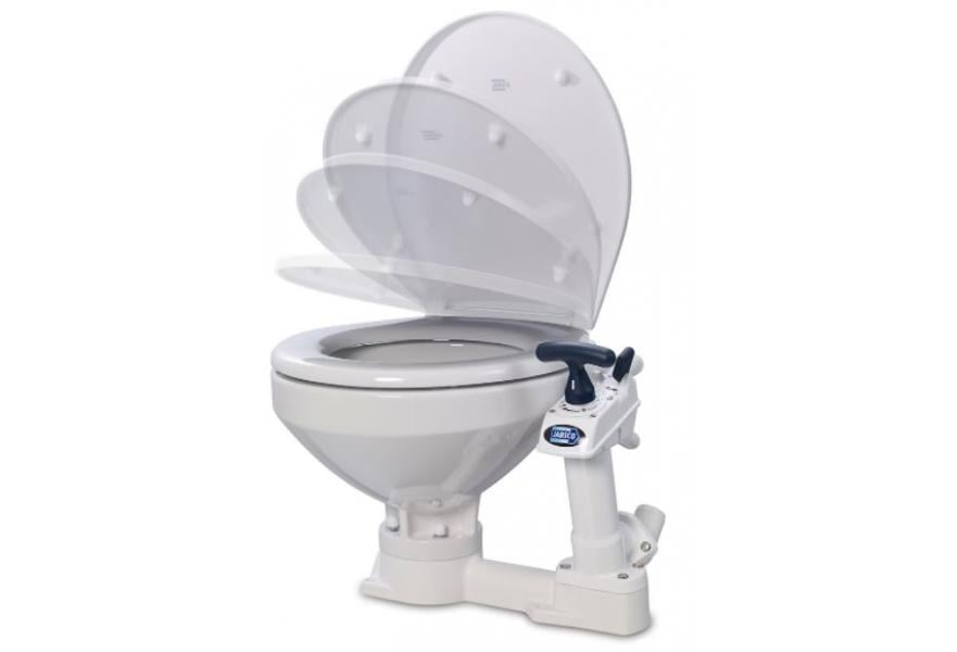 Toilet manual regular soft close seat with upgraded ceramic bowl