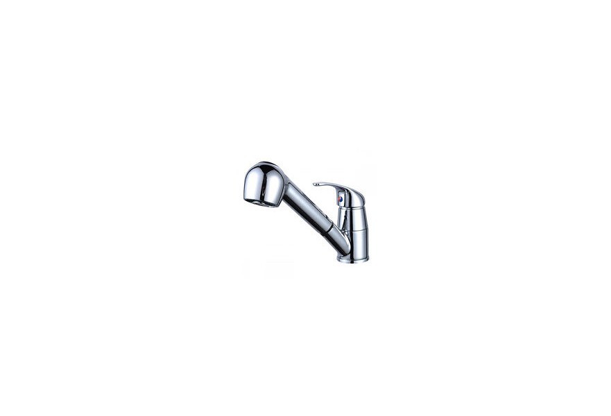 Shower pull out (ABS) classical mixer Chrome Brass body with 1.5m hose