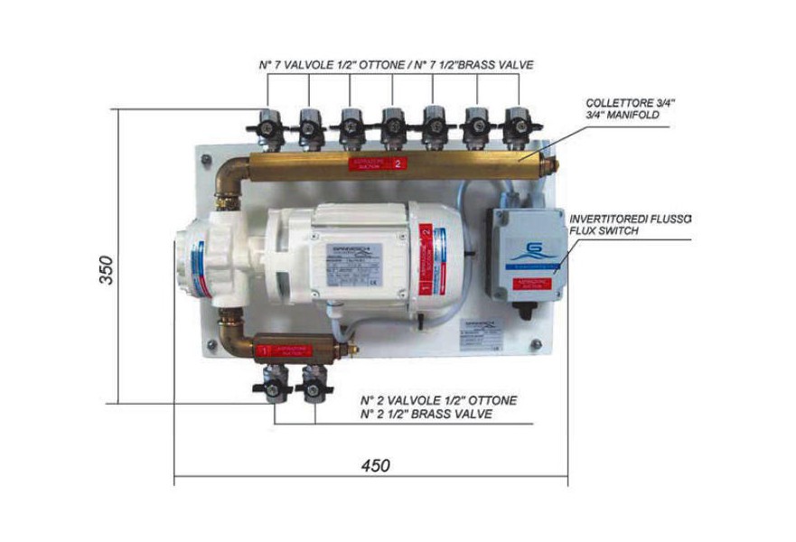 Pump group gear type IN12 24V