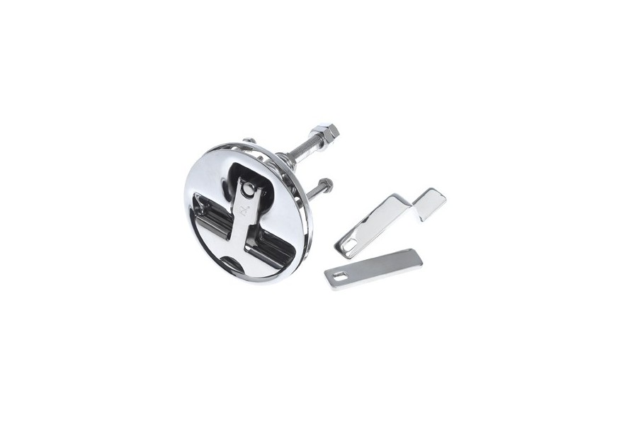 Compression latch Dia. 100 mm SS316 electro polished (cut out Dia. 90 -92 mm) without cam