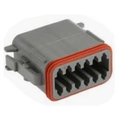 Kit plug for DT 12 cavity Deutsch connector for 20-24 AWG wire (single pc)