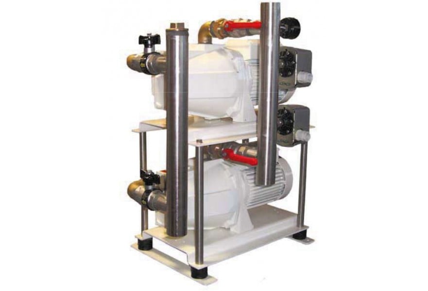 Pump group 2 JET 4B 400V 3Ph 50Hz 0.75+0.75kW horizontal execution 2x80Lpm water pressure system