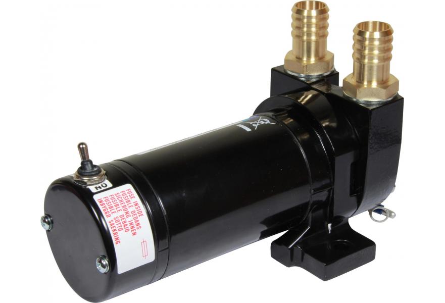 Pump diesel 13.7 Gpm 24V sliding vane self priming IP55 motor with integral switch