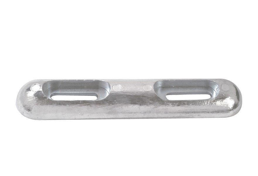 Anode hull Zn 2.2 Kg L320 x W65 x H92 mm bolt-on