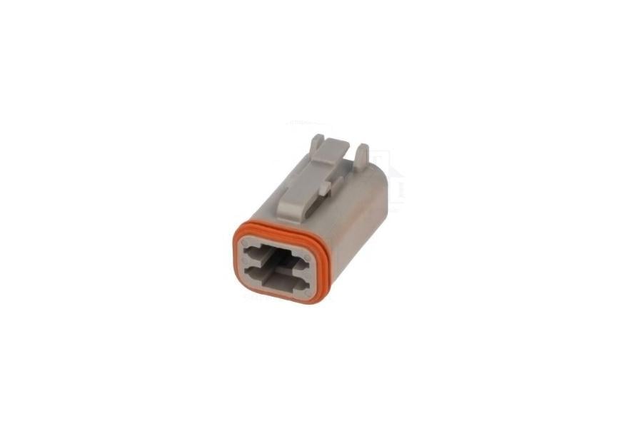 Kit plug for DT 4 cavity Deutsch connector for 20-24 AWG wire includes housing only (pack of 10pc)