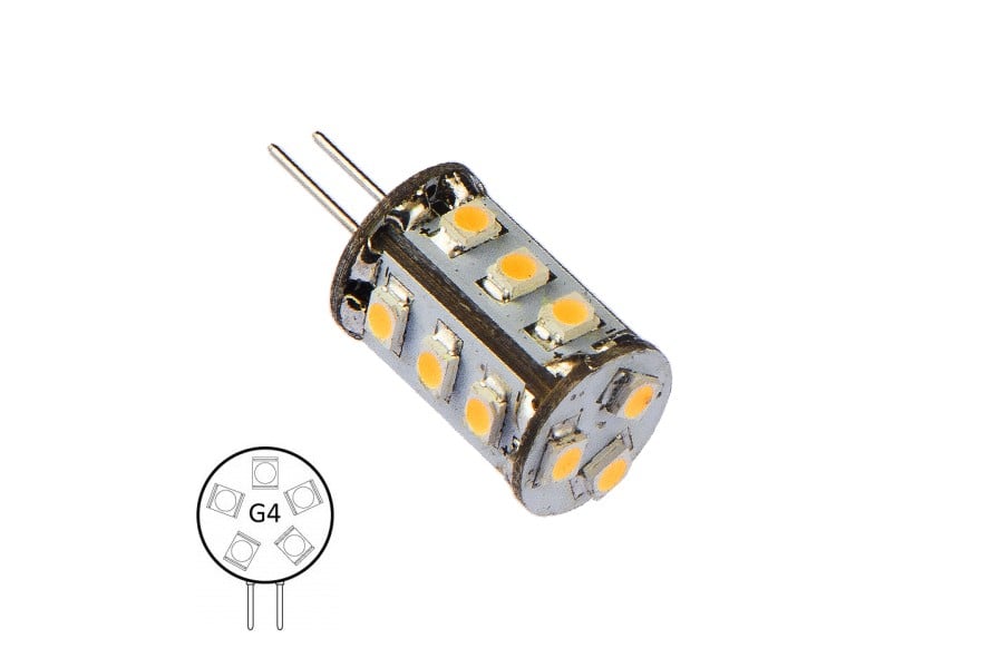 Bulb LED retrofit G4-MT15-WW-BP Omni 12-24V 1.4W G4 base with back pin