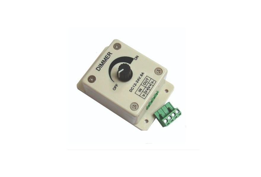 Dimmer PWM 12/24 V 8 A rotary type
