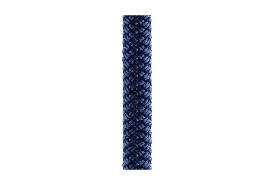 Rope polyester Dia. 28 mm 12 strand double braided Navy Blue 16621kg breaking load