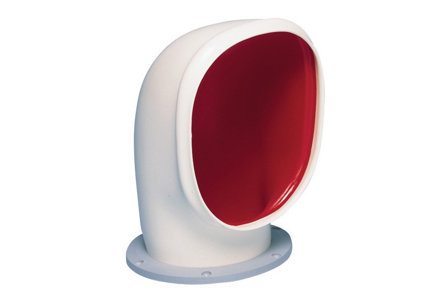 Ventilator cowl YOGI2 ID125mm air flow area 76 cm2 includes fixed synthetic ring & nut