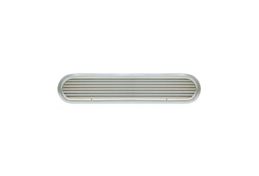 Vent air suction ASV040 louvred oval anodized Aluminium frame & grill