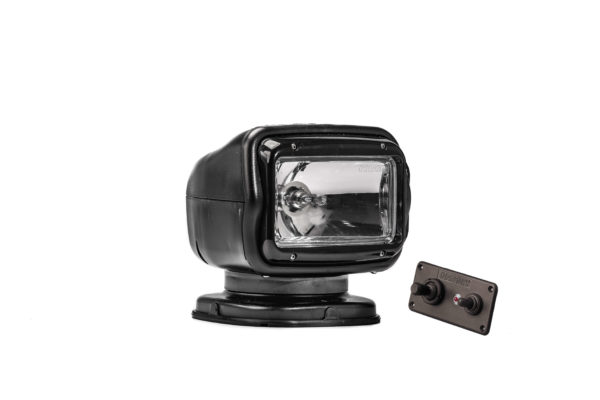 Searchlight LED GT 12V black wireless handheld & wireless dash mount 3.7A permanent mount