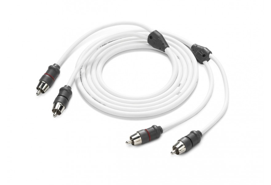 Cable-audio 2CH 6ft twisted pair with Brass connectors